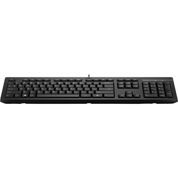 კლავიატურა HP 266C9AA 125, Wired, USB, Keyboard, Black