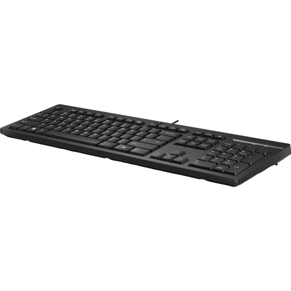 კლავიატურა HP 266C9AA 125, Wired, USB, Keyboard, Black