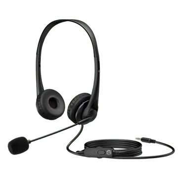 HP 428H6AA G2 Headset, Wired, 3.5mm, Black