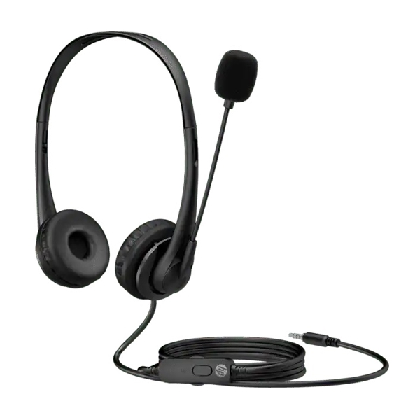 HP 428H6AA G2 Headset, Wired, 3.5mm, Black