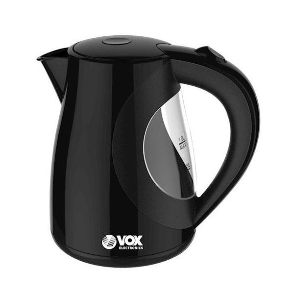 ელექტრო ჩაიდანი Vox WK3006, 1200W, 1L, Electric Kettle, Black