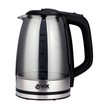 ელექტრო ჩაიდანი Vox WK8008, 2200W, 1.7L, Electric Kettle, Black