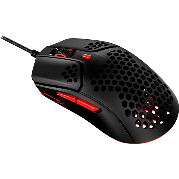 მაუსი HyperX 4P5E3AA Pulsefire, Wired, USB, Gaming Mouse, Black/Red