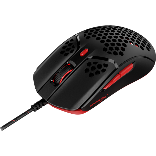 მაუსი HyperX 4P5E3AA Pulsefire, Wired, USB, Gaming Mouse, Black/Red