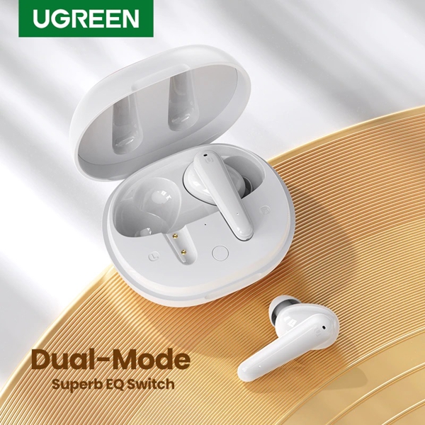 UGREEN WS111 (80650) HiTune T1 Wireless Earbuds, White