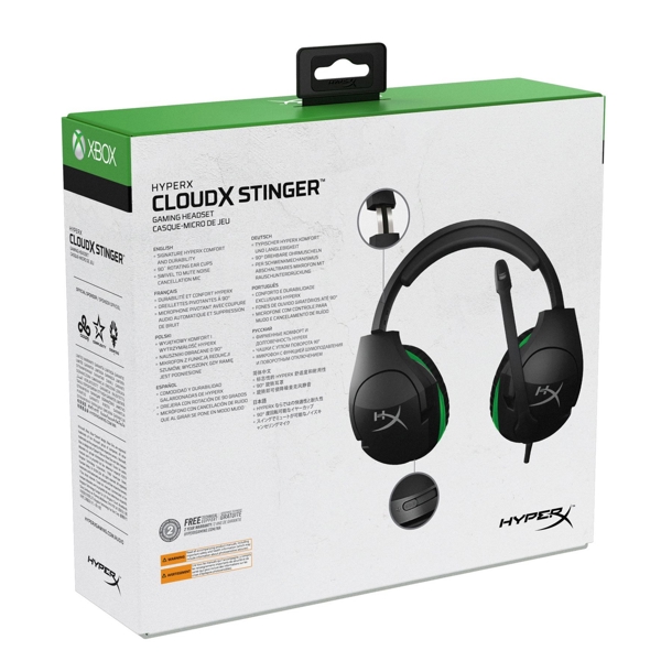 ყურსასმენი HyperX HX-HSCSX-BK/WW, Gaming Headset, Wired, 3.5mm, Black