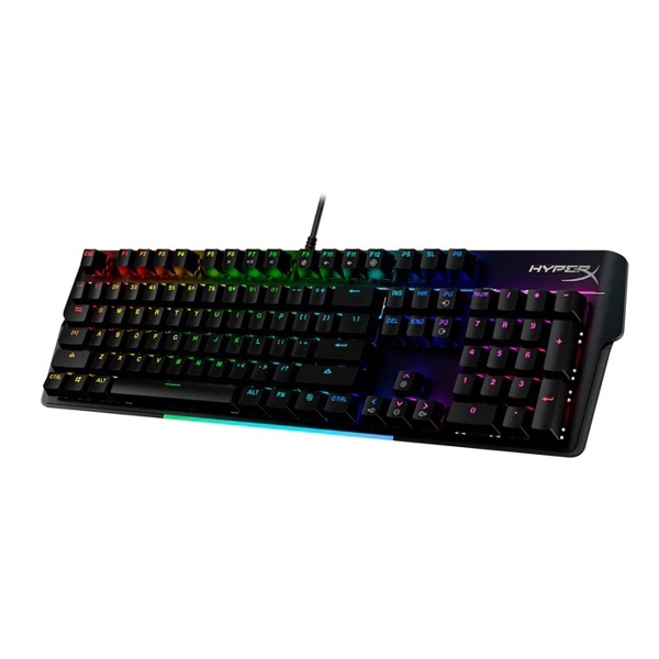 კლავიატურა HyperX MKW100 Alloy, Wired, RGB, USB, Gaming Keyboard, Black