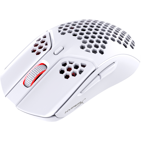 მაუსი HyperX 4P5D8AA Pulsefire, Wireless, USB, Gaming Mouse, White