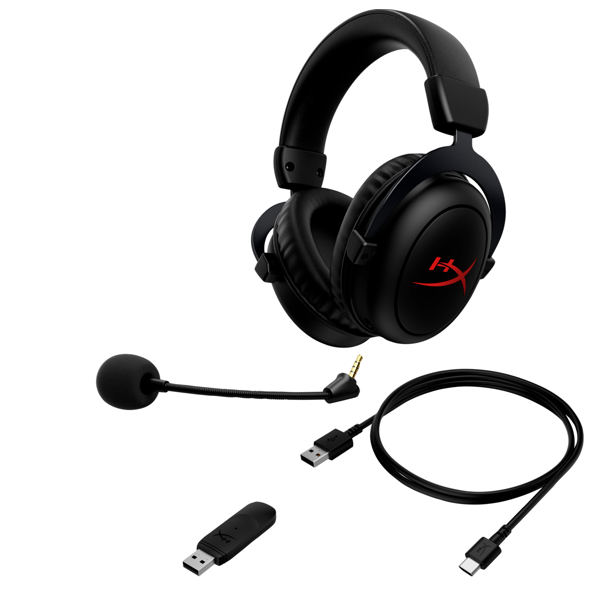 ყურსასმენი HyperX 4P5D5AA, Gaming Headset, Wireless, USB, Black