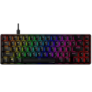 კლავიატურა HyperX 4P5D6AX#ACB Alloy Origins 65, Wired, RGB, USB-C, Gaming Keyboard, Black