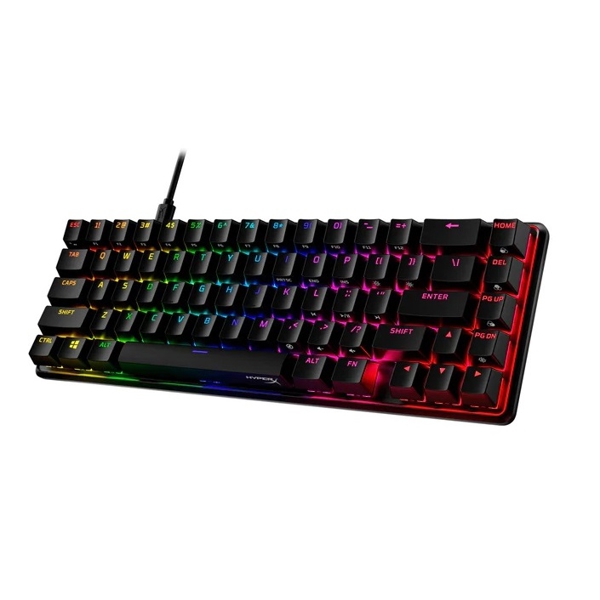 კლავიატურა HyperX 4P5D6AX#ACB Alloy Origins 65, Wired, RGB, USB-C, Gaming Keyboard, Black