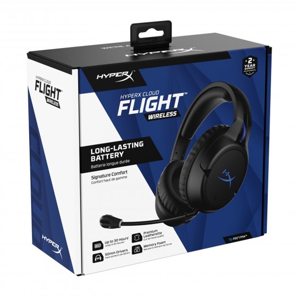 ყურსასმენი HyperX 4P5H6AA, Gaming Headset, Wireless, USB, Black