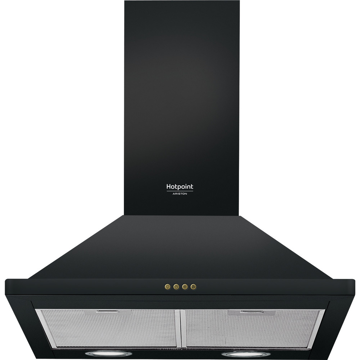 გამწოვი Hotpoint-Ariston HHPN 6.5F LM AN, 416m³/H, Black