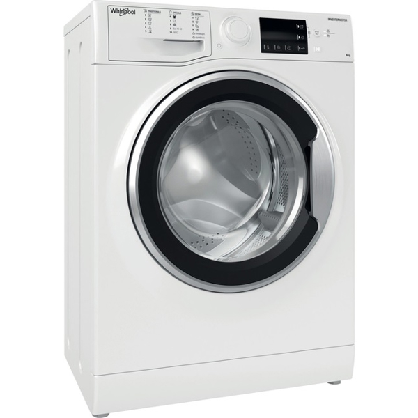 სარეცხი მანქანა Whirlpool WRBSB 6228 W EU, 6Kg, A, 1200Rpm, 83Db, Washing Machine, White