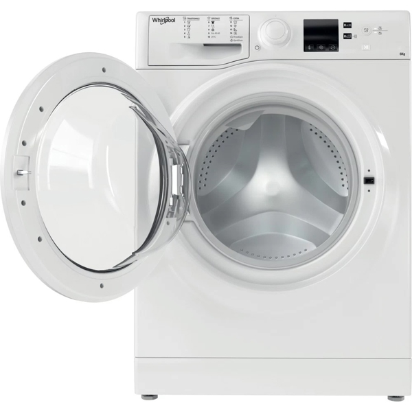 სარეცხი მანქანა Whirlpool WRBSS 6215 W EU, 6Kg, A, 1200Rpm, 83Db, Washing Machine, White