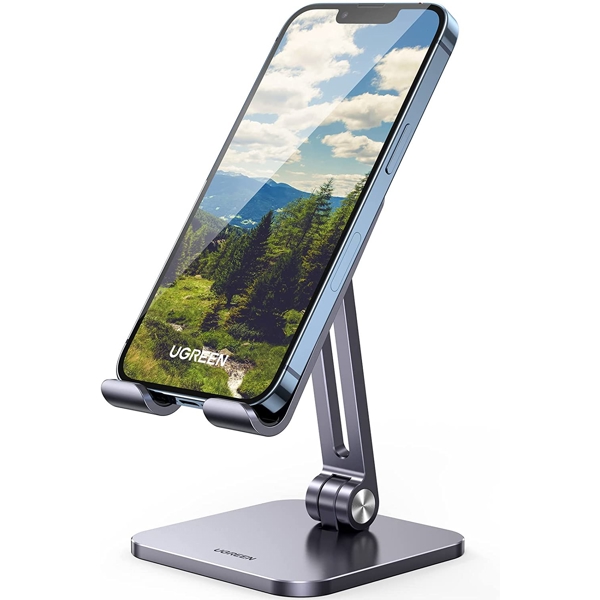 მობილურის დამჭერი UGREEN LP134 (40392) Foldable Phone Stand, Silver EOL