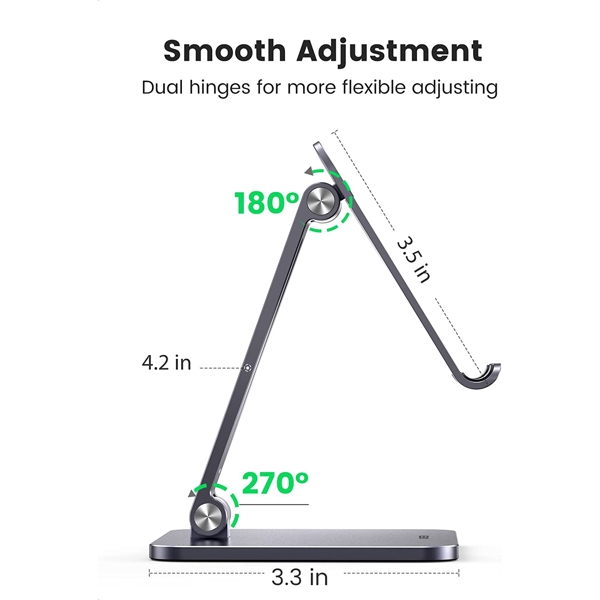 მობილურის დამჭერი UGREEN LP134 (40392) Foldable Phone Stand, Silver EOL