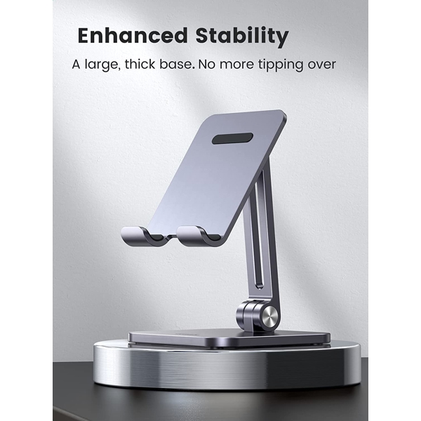 მობილურის დამჭერი UGREEN LP134 (40392) Foldable Phone Stand, Silver EOL