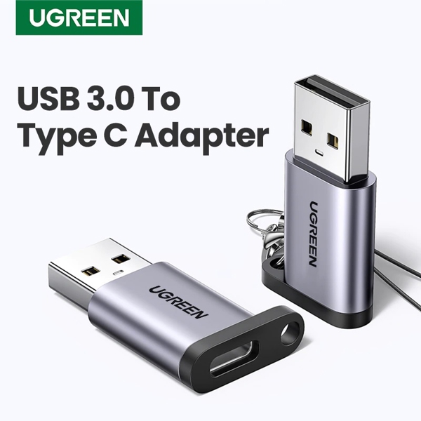 UGREEN US276 (50533) USB 3.0 to Type-C Adapter, Gray