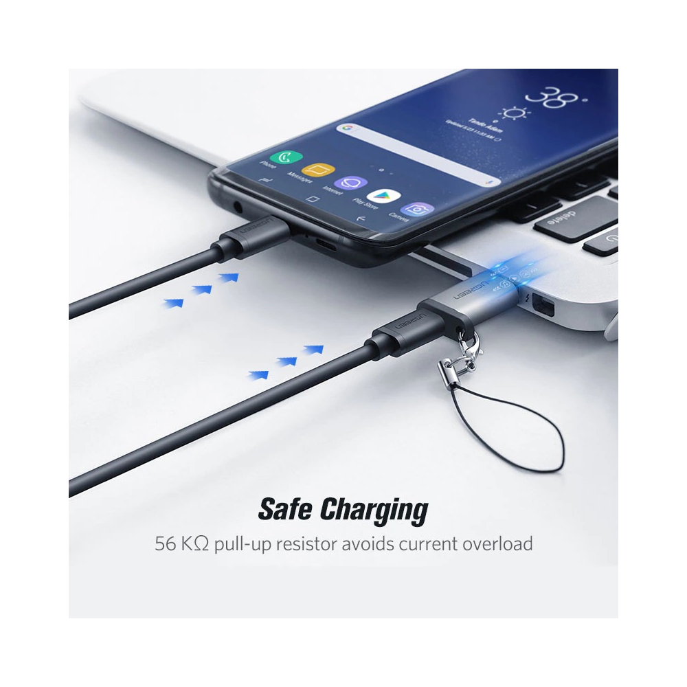 UGREEN US276 (50533) USB 3.0 to Type-C Adapter, Gray