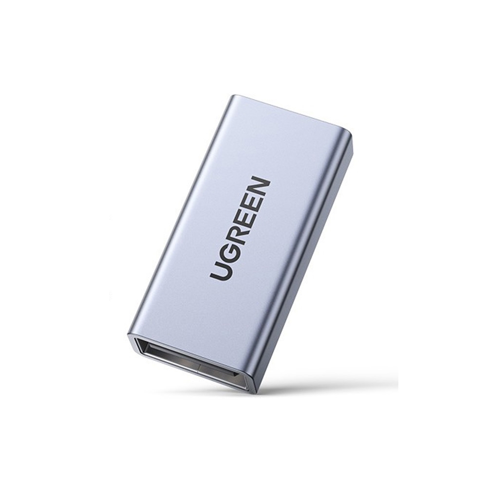 USB ადაპტერი UGREEN US381 (20119) USB 3.0 Type A Female to Female Adapter, Gray