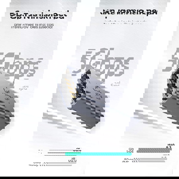 USB ადაპტერი UGREEN US381 (20119) USB 3.0 Type A Female to Female Adapter, Gray