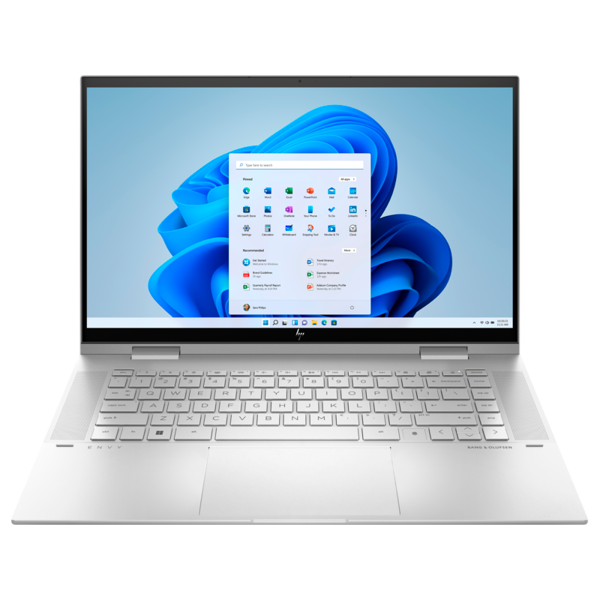 ნოუთბუქი Hp 444N4EA Envy x360, 15.6", i7-1165G7, 16GB, 512GB SSD, GeForce MX450 2GB, W10H, Natural Silver