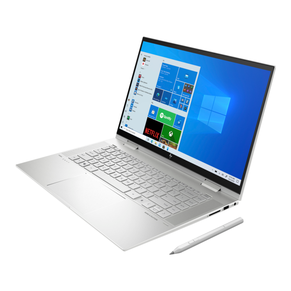 ნოუთბუქი Hp 444N4EA Envy x360, 15.6", i7-1165G7, 16GB, 512GB SSD, GeForce MX450 2GB, W10H, Natural Silver