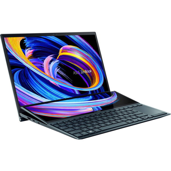 ნოუთბუქი Asus UX482EGR-HY361X Zenbook Pro Duo UX482 14, 14", i7-1195G7, 16GB, 1000GB SSD, MX 450 2GB, Blue