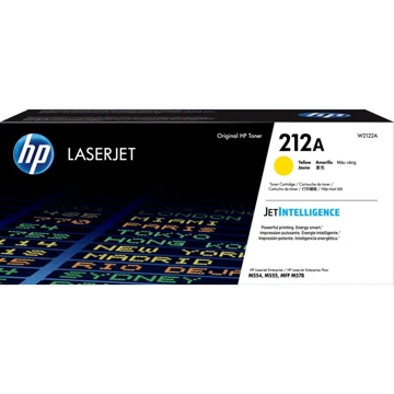 კარტრიჯი HP W2122A 212A, Original LaserJet Toner Cartridge, 4500P, Yellow