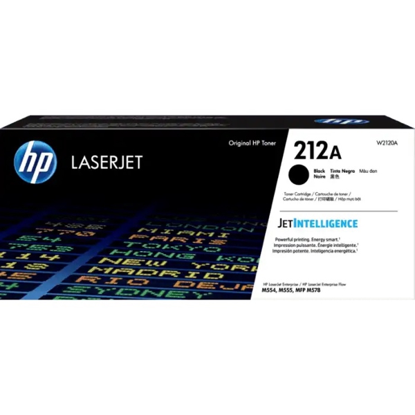 კარტრიჯი HP W2120A 212A, Original LaserJet Toner Cartridge, 5500P, Black