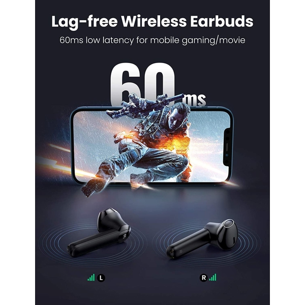 ყურსასმენი UGREEN WS105 (80653) HiTune T2 True Wireless Earbuds, Black