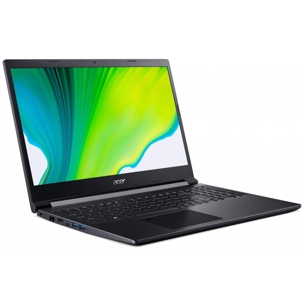 ნოუთბუქი Acer NH.QDLEU.008 Aspire 7, 15.6", Ryzen 5-5500U, 16GB, 512GB SSD, RTX3050 TI 4GB, Black