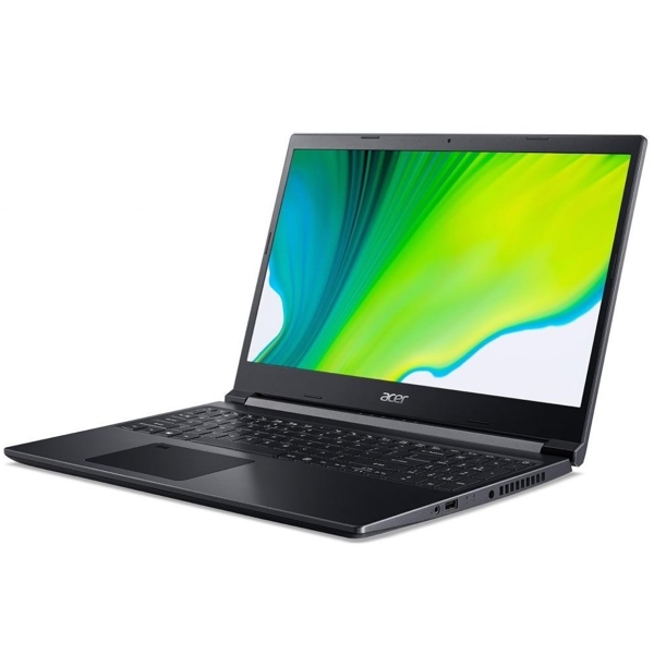 ნოუთბუქი Acer NH.QDLEU.008 Aspire 7, 15.6", Ryzen 5-5500U, 16GB, 512GB SSD, RTX3050 TI 4GB, Black