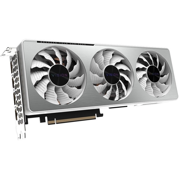 ვიდეო დაფა Gigabyte Vision OC LHR, GeForce RTX3070, 8GB, 256bit, HDMI, DP, White