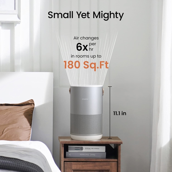 ჰაერის გამწმენდი Xiaomi ZMKQJHQP12 Smartmi P1, 30m², Air Purifier, Silver