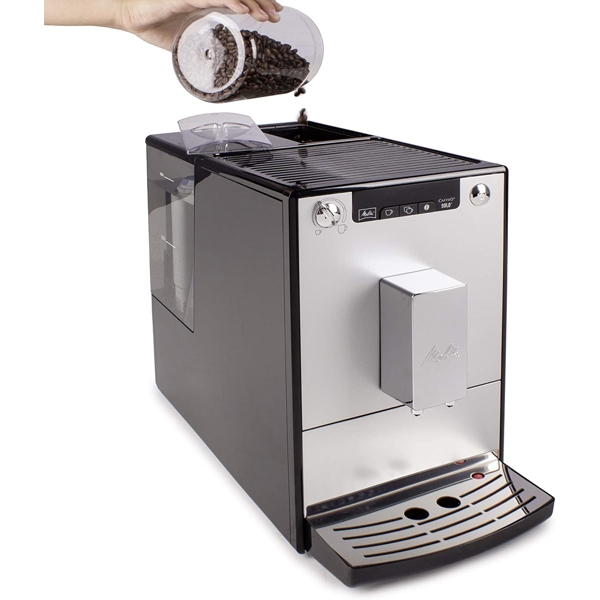 ყავის აპარატი Melitta E950-203EU Solo, 1400W, 1.2L, Coffee Machine, Silver