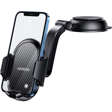 UGREEN LP405 (20473) Waterfall-Shaped Suction Cup Phone Mount, Black