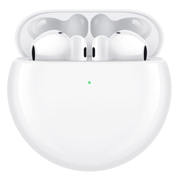 ყურსასმენი Huawei T0004 FreeBuds 4, Headphones, Wireless, Bluetooth, IPX4, Ceramic White