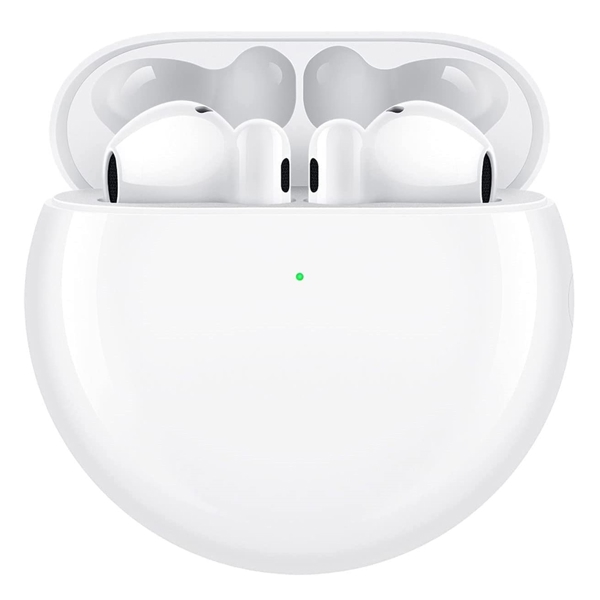 ყურსასმენი Huawei T0004 FreeBuds 4, Headphones, Wireless, Bluetooth, IPX4, Ceramic White