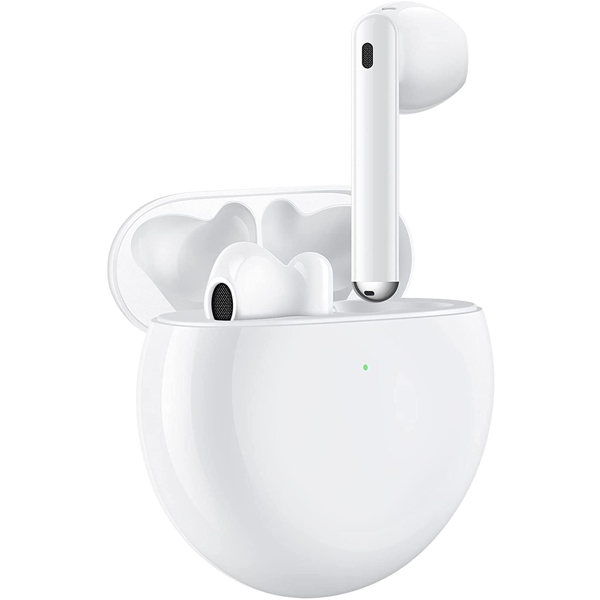 ყურსასმენი Huawei T0004 FreeBuds 4, Headphones, Wireless, Bluetooth, IPX4, Ceramic White