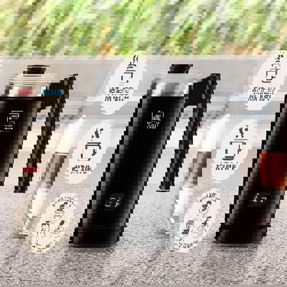 რძის ამომყვანი Melitta 1014-02EU Cremio, 450W, 250ML, Milk Frother, Black