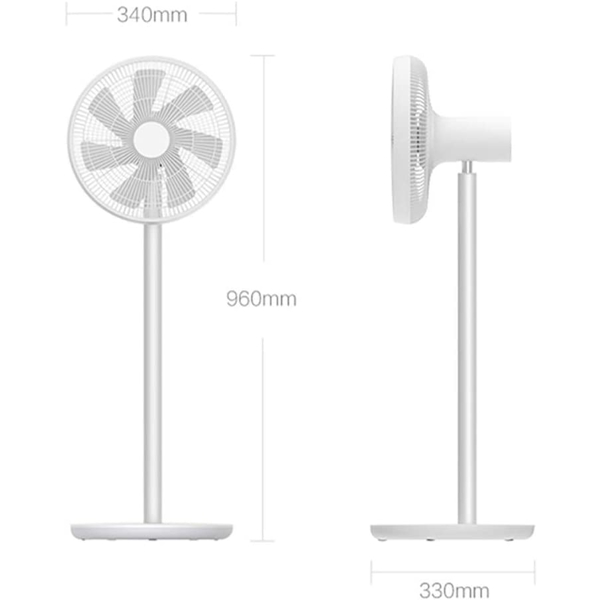 ვენტილატორი Xiaomi ZLBPLDS03ZM Smartmi 2S, 25W, Fan, White