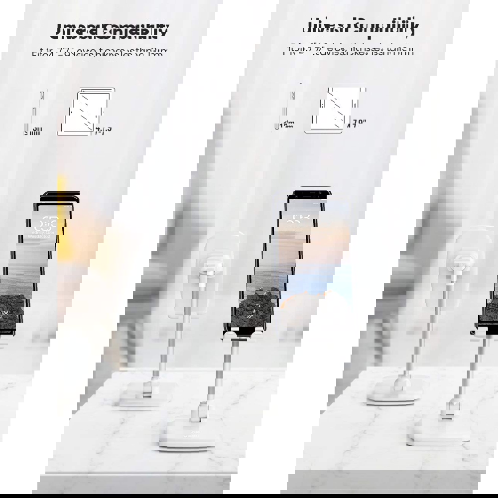 მობილურის დამჭერი UGREEN LP287 (80192) Adjustable Desk Phone Holder, White