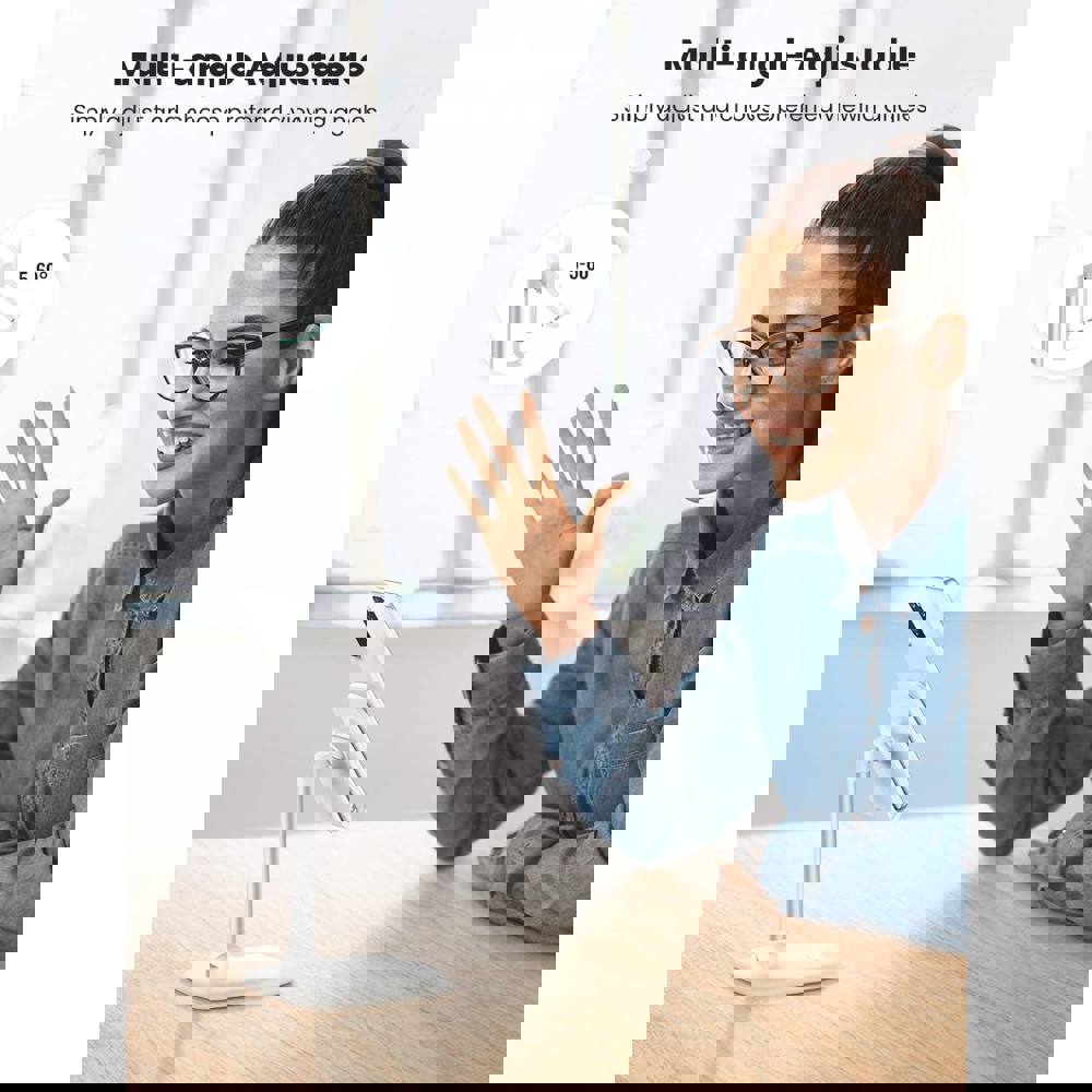 მობილურის დამჭერი UGREEN LP287 (80192) Adjustable Desk Phone Holder, White