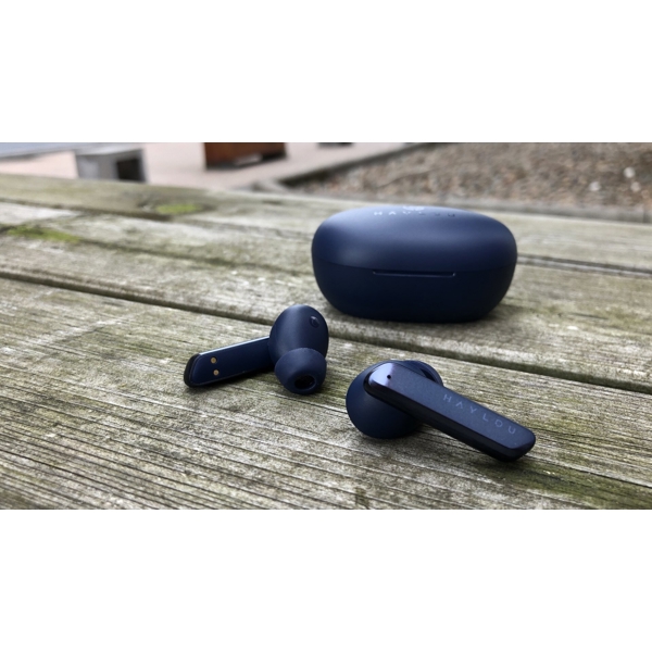 Haylou W1-B, Headphones, Wireless, Bluetooth, IPX4, Blue