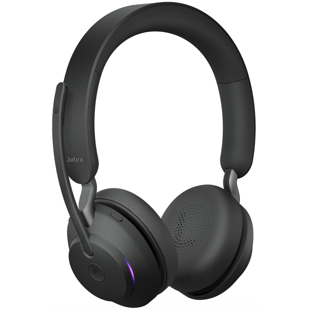 ყურსასმენი Jabra 26599-999-899 Evolve2 65 Link380c MS Stereo, Headset, Wireless, USB-C, BT, Black
