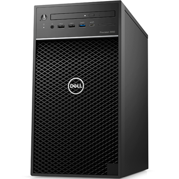 პერსონალური კომპიუტერი Dell Precision 3650 Tower, i9-11900K, 64GB, 1TB SSD+4TB HDD, RTX 3080 10GB, W10P, Black