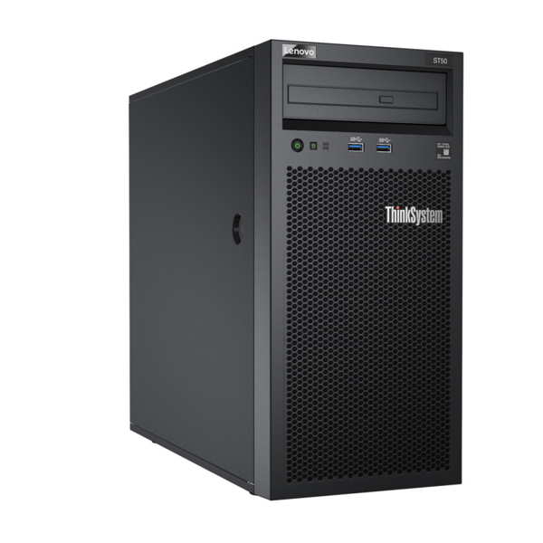 სერვერი Lenovo 7Y48A03YEA ST50, 3.4GHz, 16GB DIMMs TruDDR4, Tower, Black