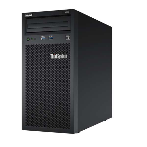 სერვერი Lenovo 7Y48A03YEA ST50, 3.4GHz, 16GB DIMMs TruDDR4, Tower, Black